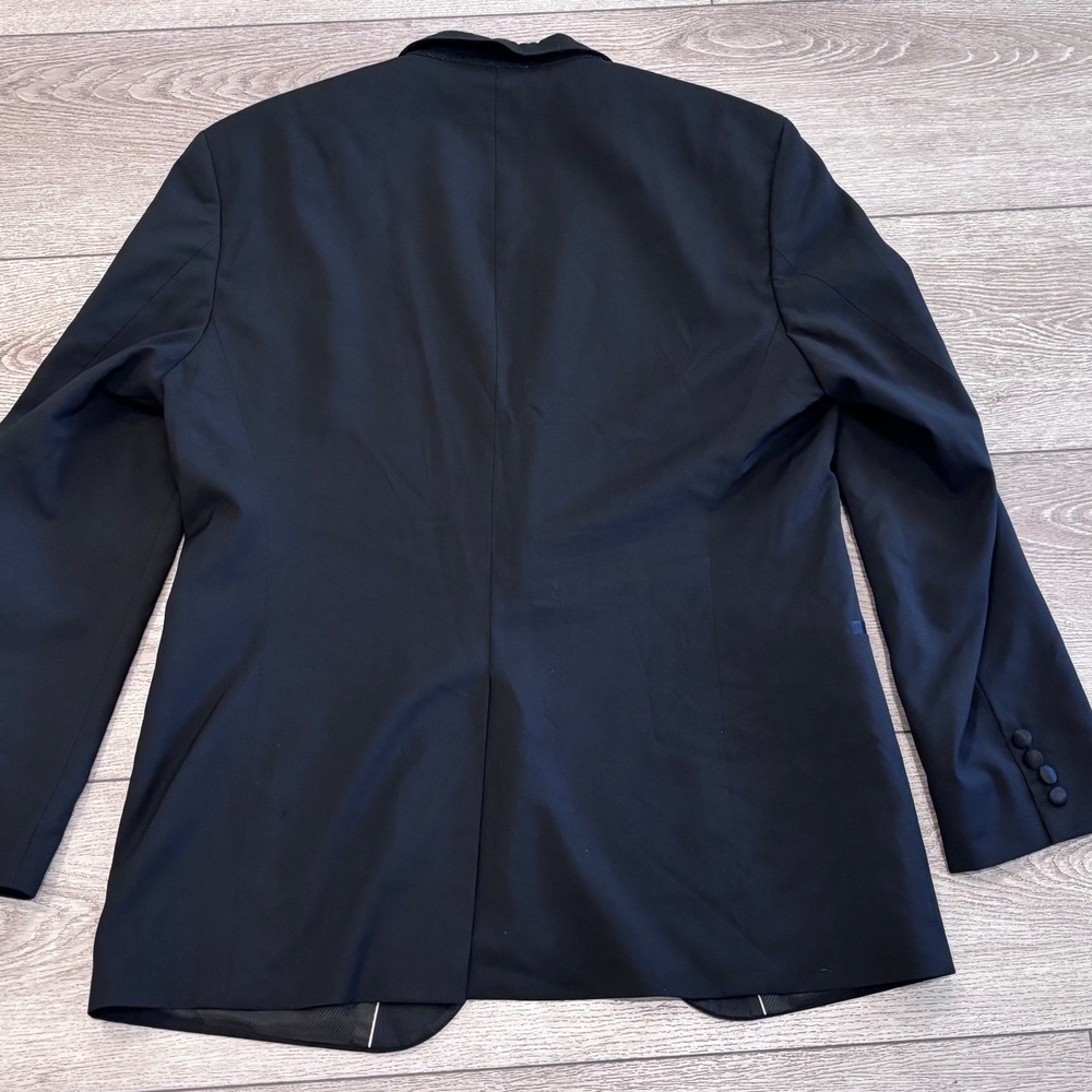 Hugo Boss Tuxedo Blazer Mens 46R Black Formal Jacket The Stars75/Glamour3‎ - Picture 5 of 10